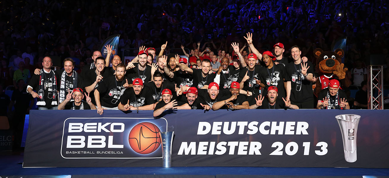 Brose Baskets Deutscher Basketball Meister 2013